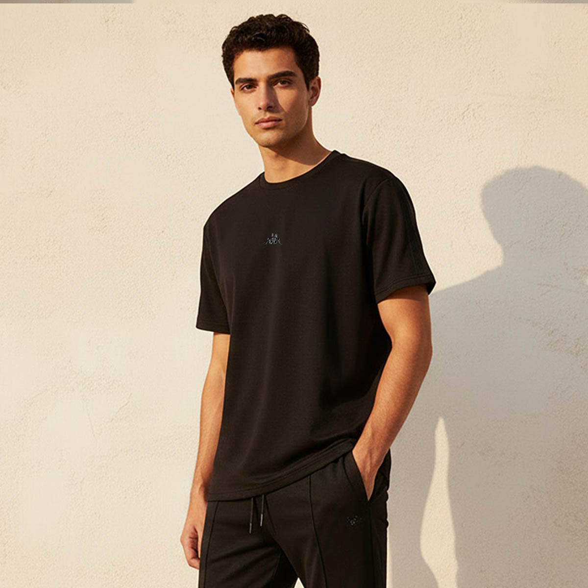 تيشيرت بتطريزات شعار من كابا-men-clothing-sportswearandactivewear-tshirtsandpolos-image-1
