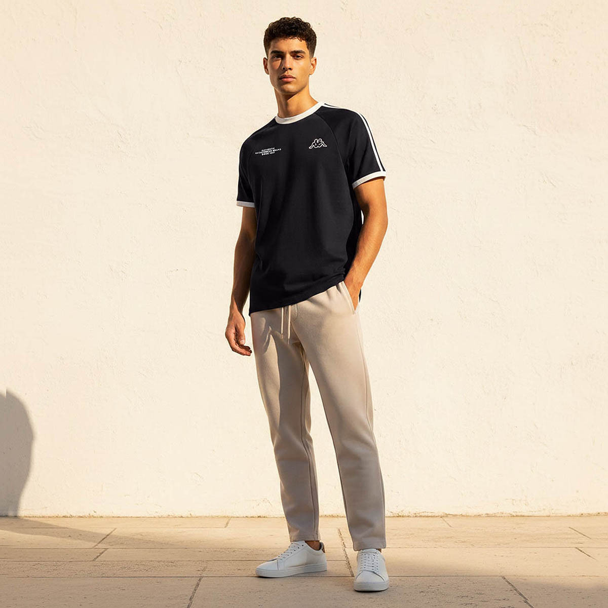 Kappa Men 2 Way Stretch Printed T-shirt-men-clothing-sportswearandactivewear-tshirtsandpolos-image-3