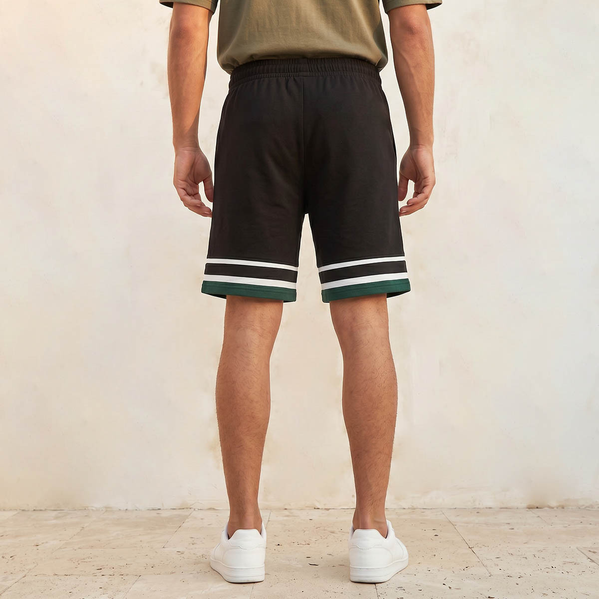 Kappa Men Elasticated Waist Shorts-men-clothing-bottoms-shorts-image-4