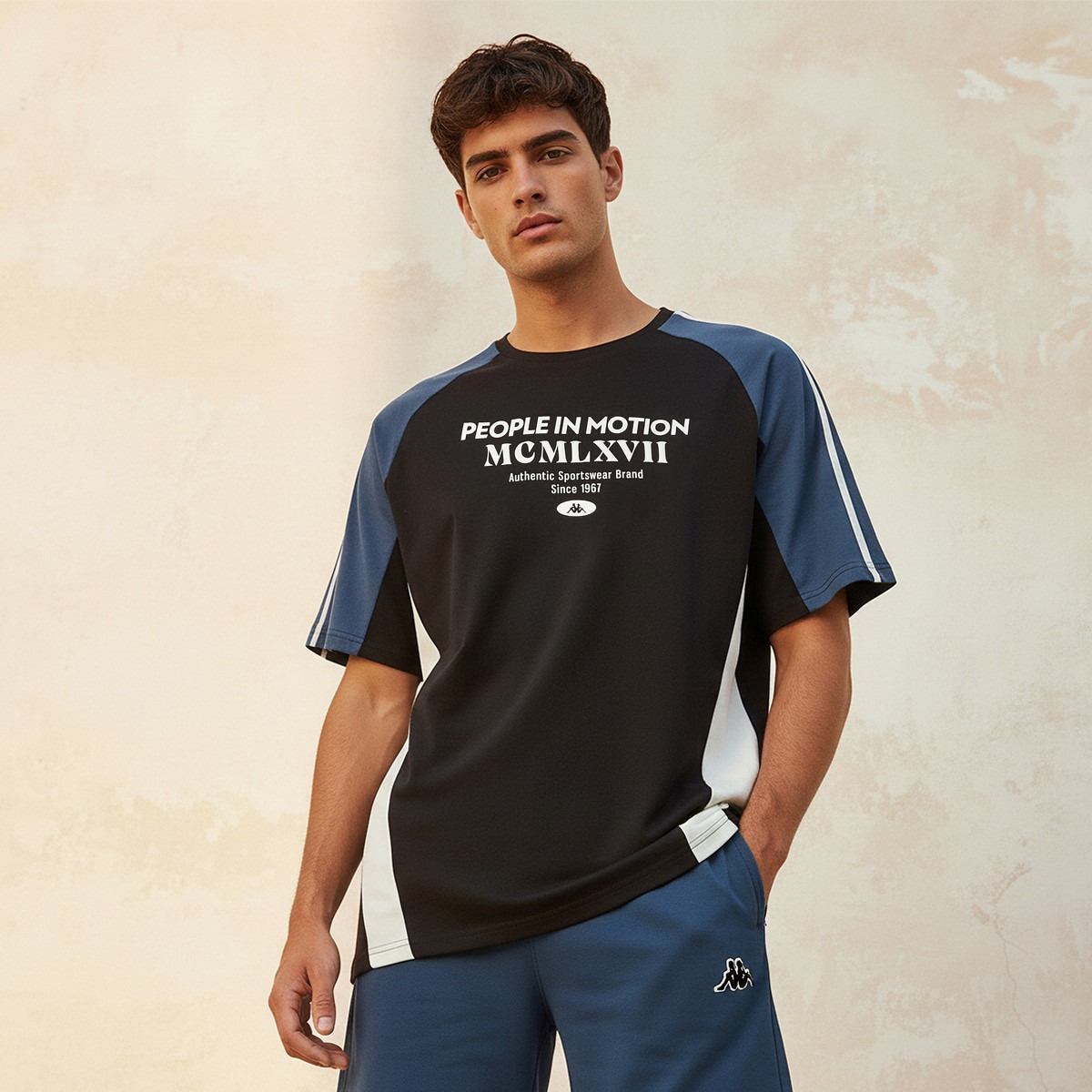 Kappa 2 Way Stretch T-shirt-men-clothing-sportswearandactivewear-tshirtsandpolos-image-1