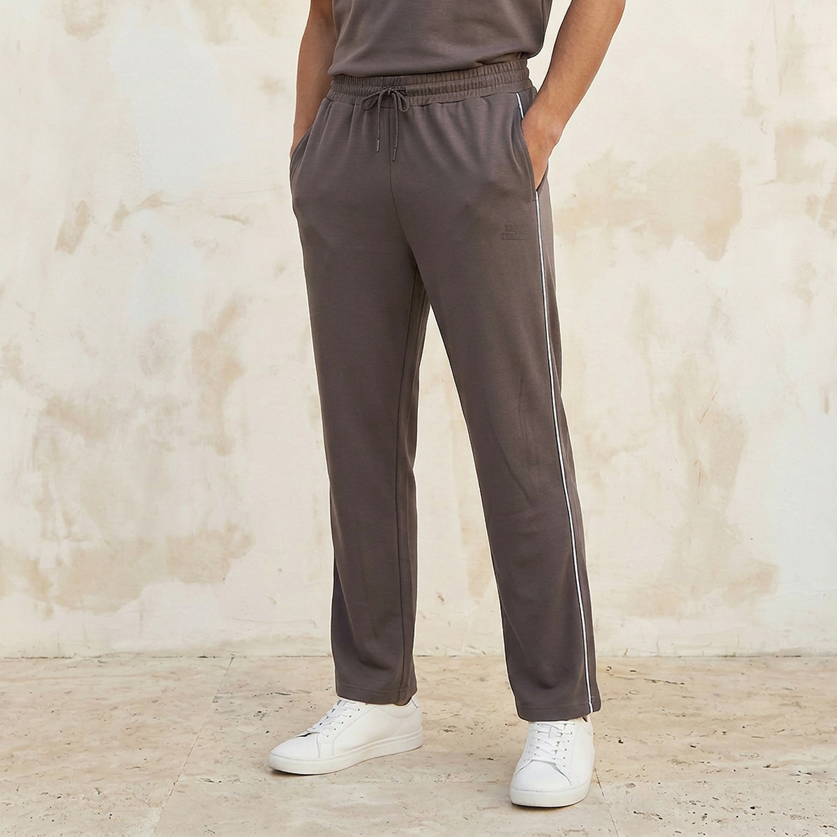 Kappa Soft Touch Drawstring Waist Track Pants-men-clothing-sportswearandactivewear-tracksuits-image-1