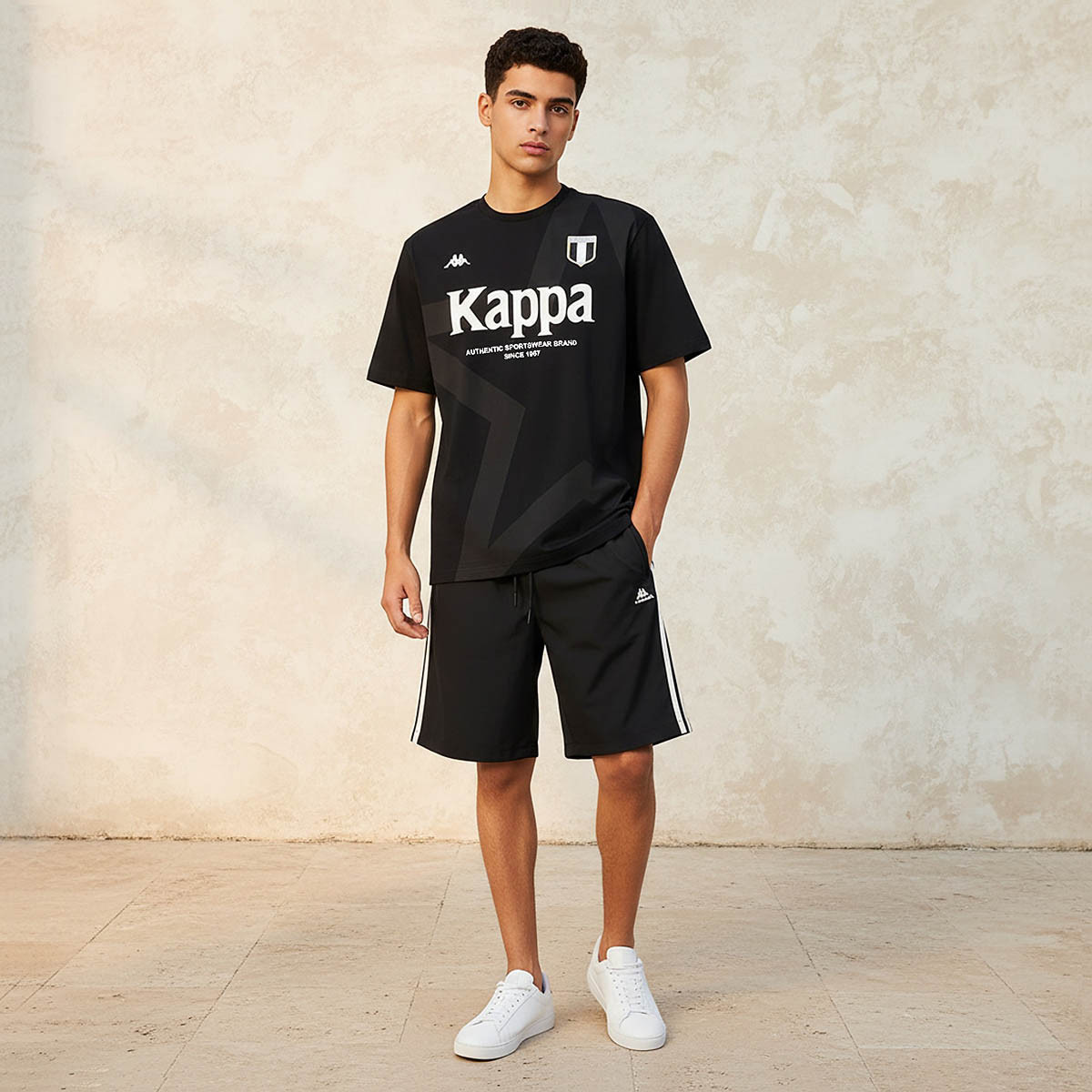 Kappa Men Logo Print T-shirt-men-clothing-sportswearandactivewear-tshirtsandpolos-image-3
