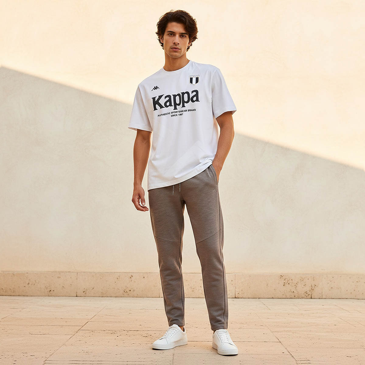 Kappa Men Logo Print T-shirt-men-clothing-sportswearandactivewear-tshirtsandpolos-image-3