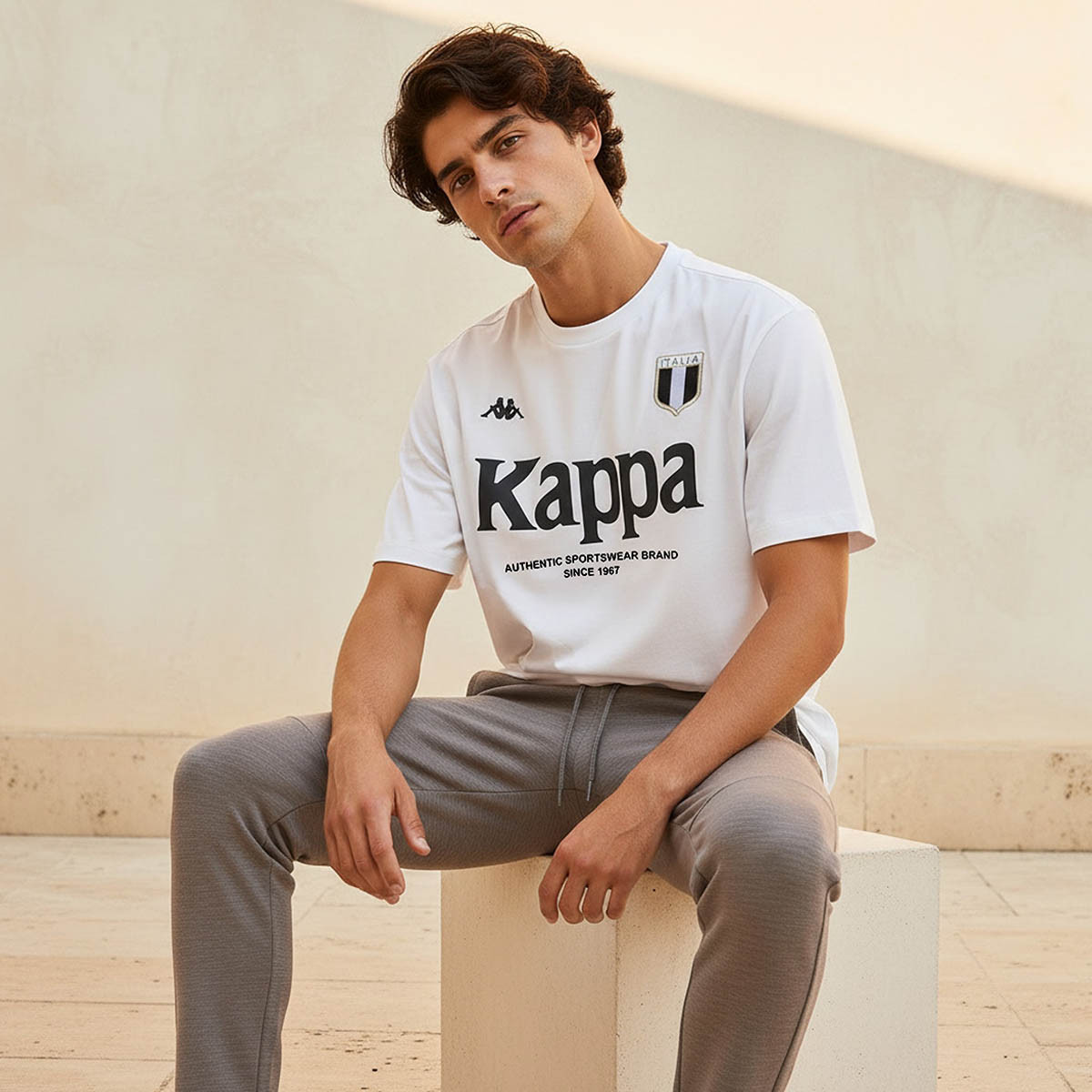 Kappa Men Logo Print T-shirt-men-clothing-sportswearandactivewear-tshirtsandpolos-image-5