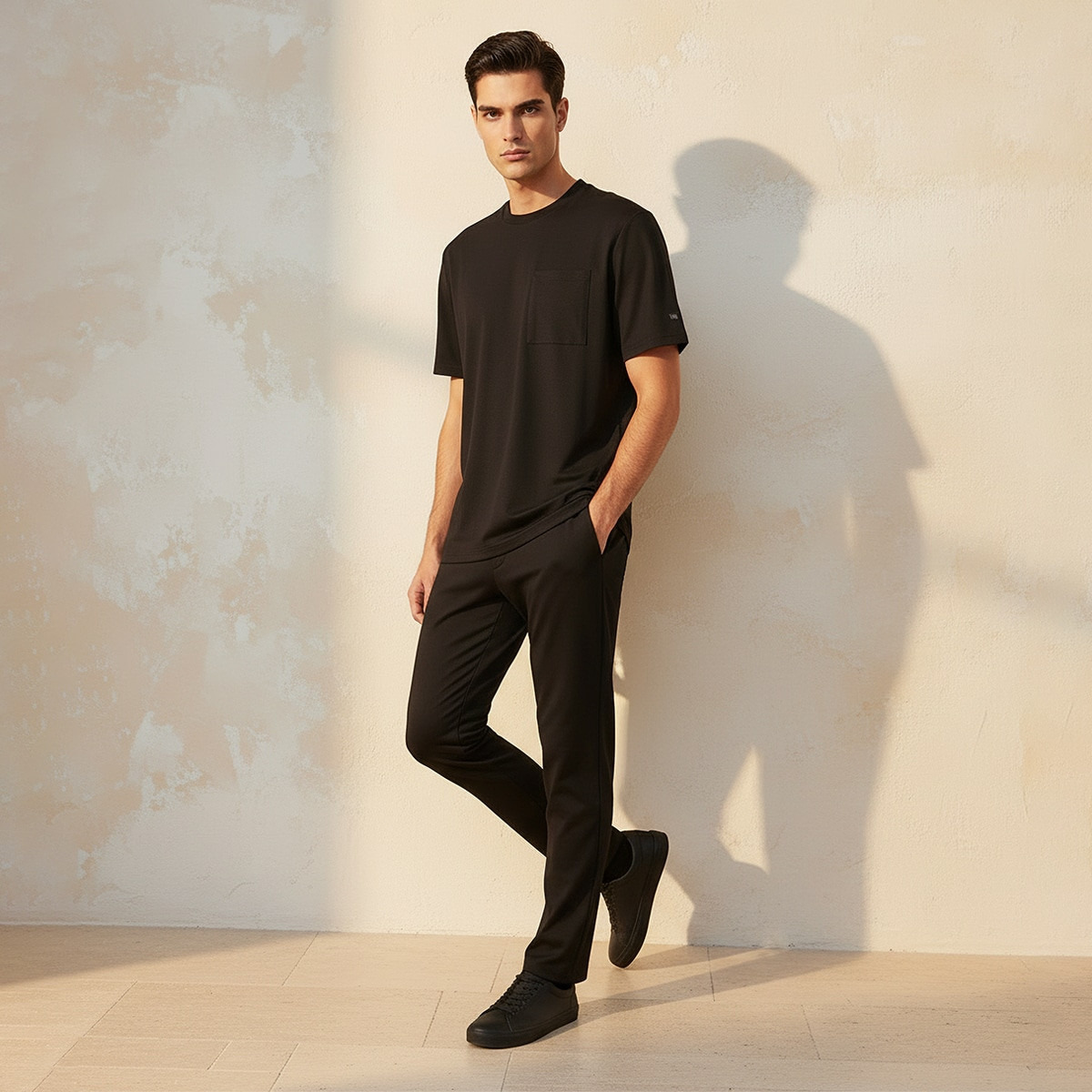 تيشيرت قابل للتمدد في اتجاهين من لاف بانجولين-men-clothing-sportswearandactivewear-tshirtsandpolos-image-3