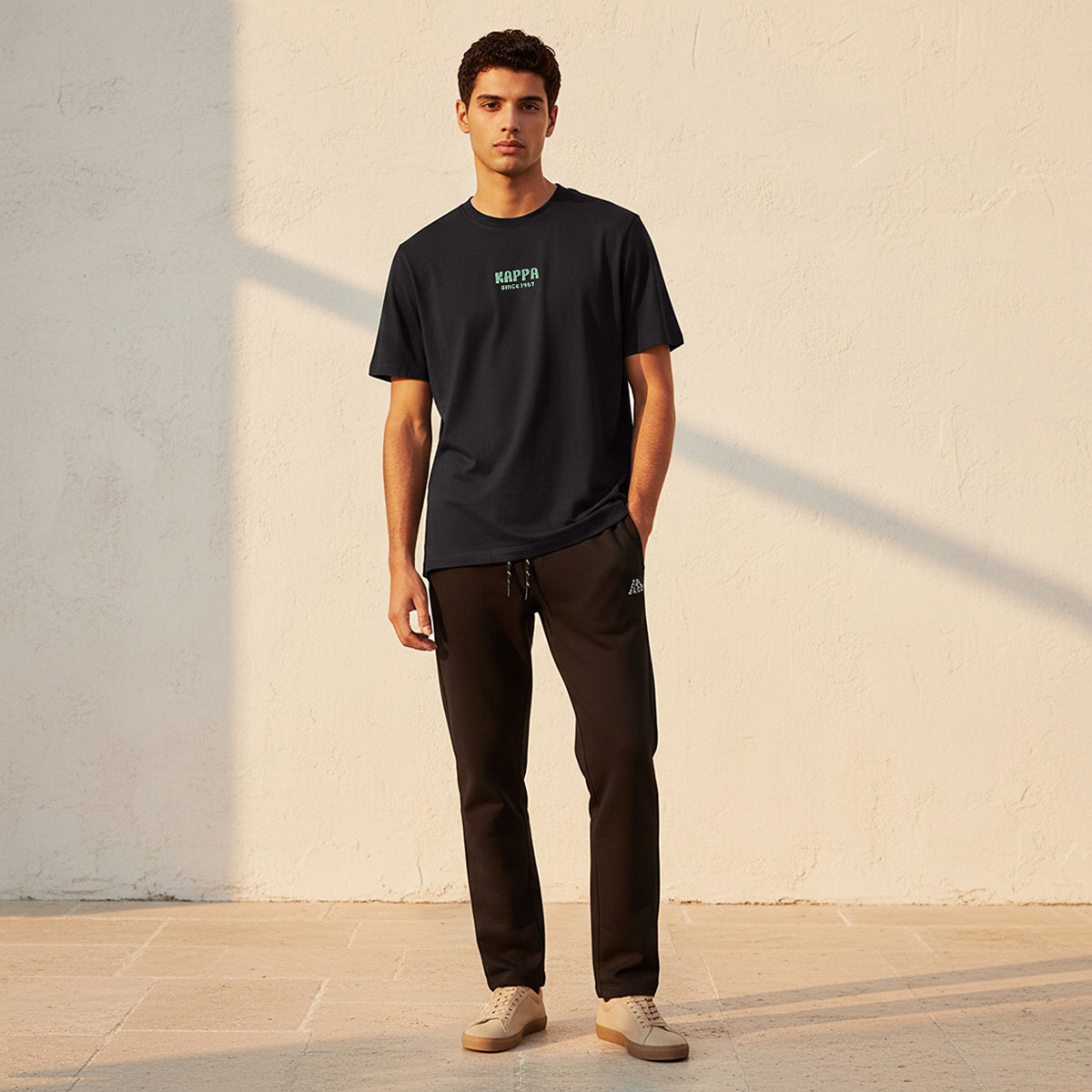 Kappa Men Logo Print T-shirt-men-clothing-sportswearandactivewear-tshirtsandpolos-image-3