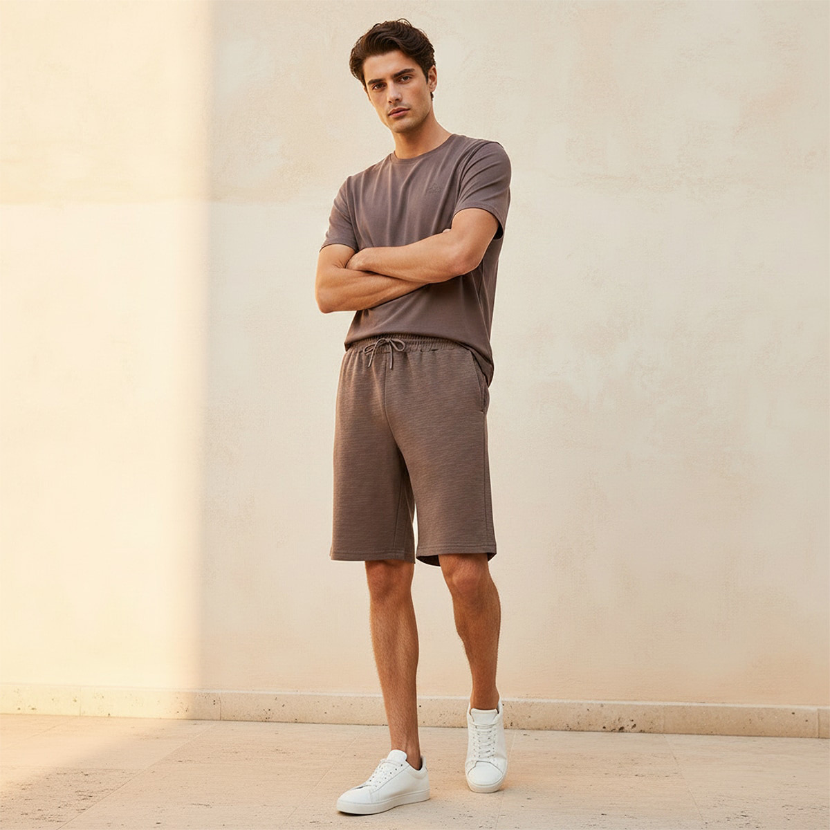 Kappa Men 2 Way Stretch Textured Shorts-men-clothing-bottoms-shorts-image-3