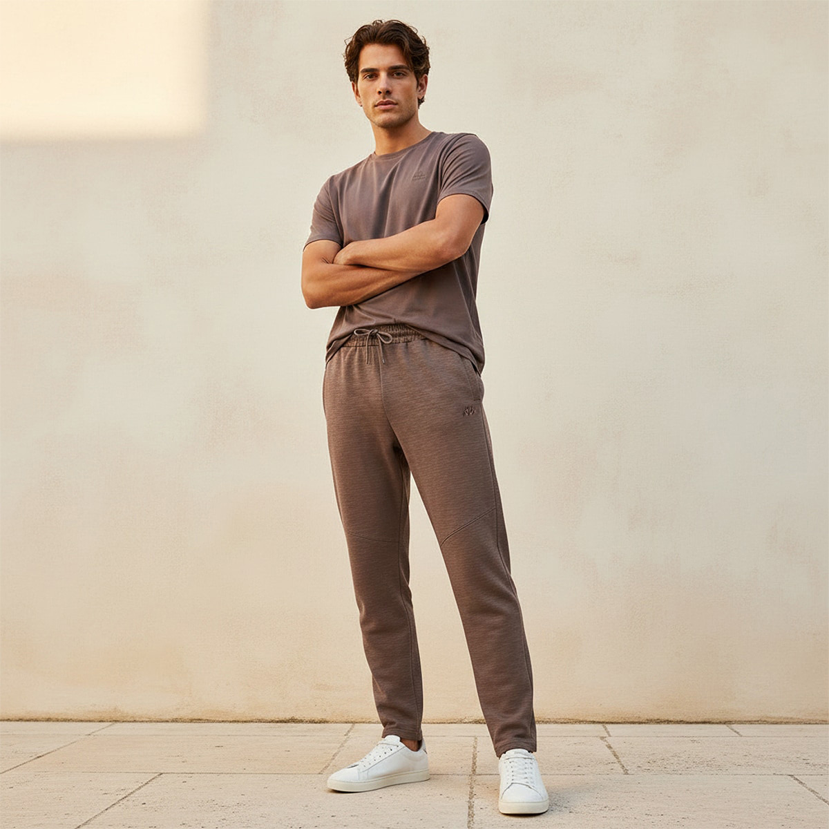 بنطلون رياضي بقصّة عادية وجيوب للرجال من كابا-men-clothing-sportswearandactivewear-bottoms-joggers-image-3