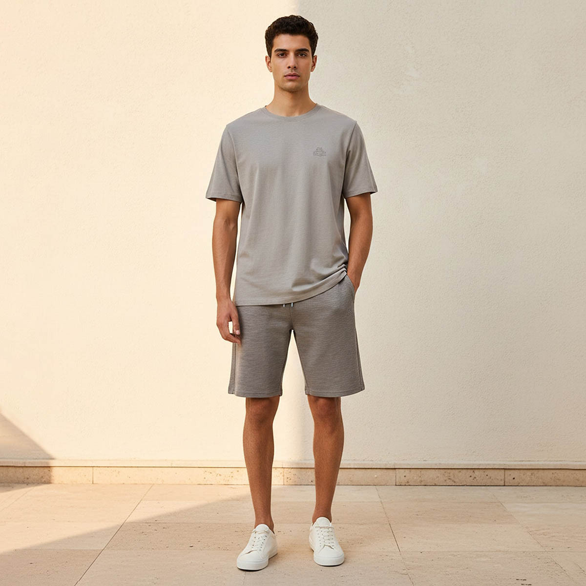 Kappa Men Logo Embroidered Non-stretch T-shirt-men-clothing-sportswearandactivewear-tshirtsandpolos-image-3