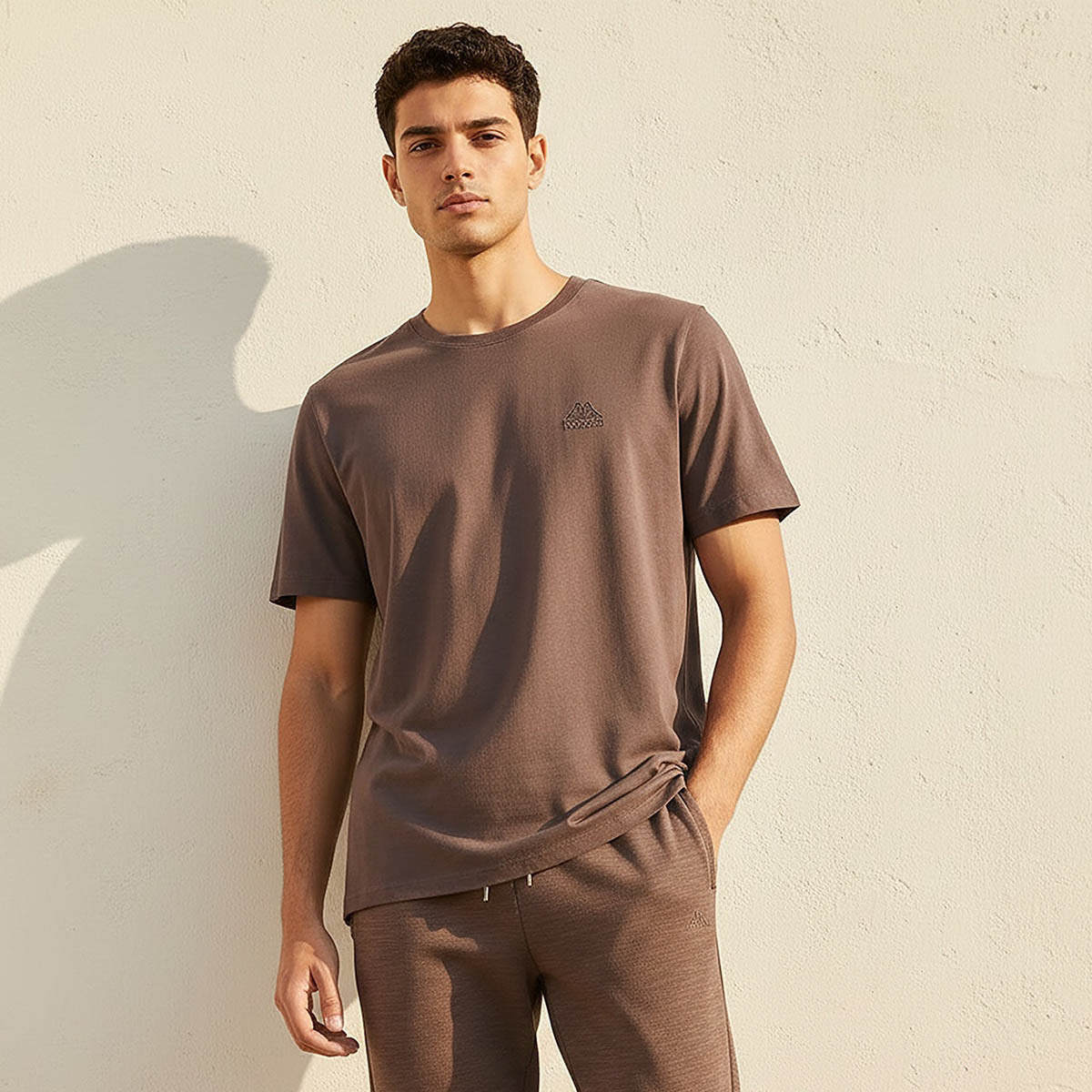 Kappa Men Logo Embroidered Non-stretch T-shirt-men-clothing-sportswearandactivewear-tshirtsandpolos-image-1