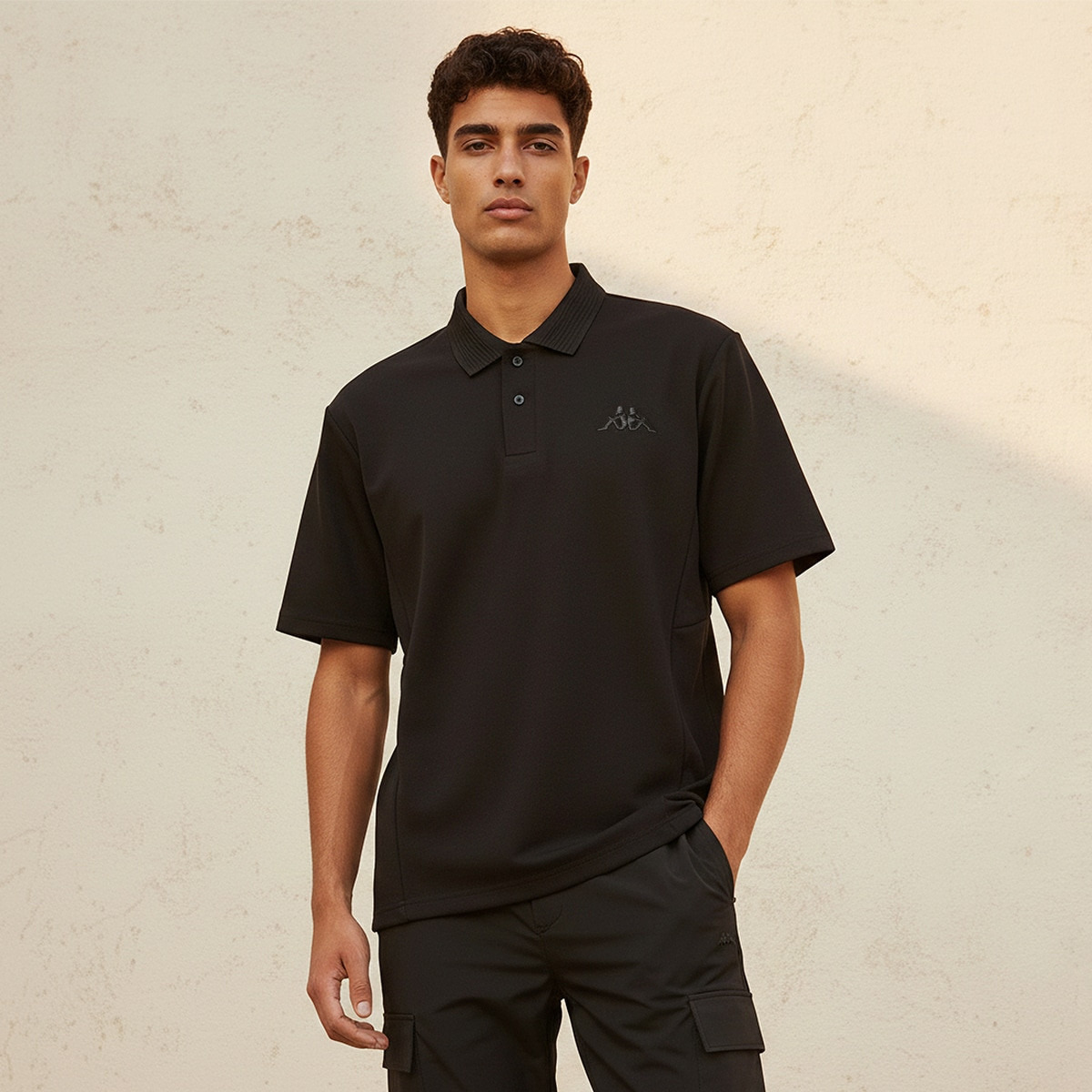 تيشيرت بولو ناعم الملمس من كابا-men-clothing-sportswearandactivewear-tshirtsandpolos-image-1