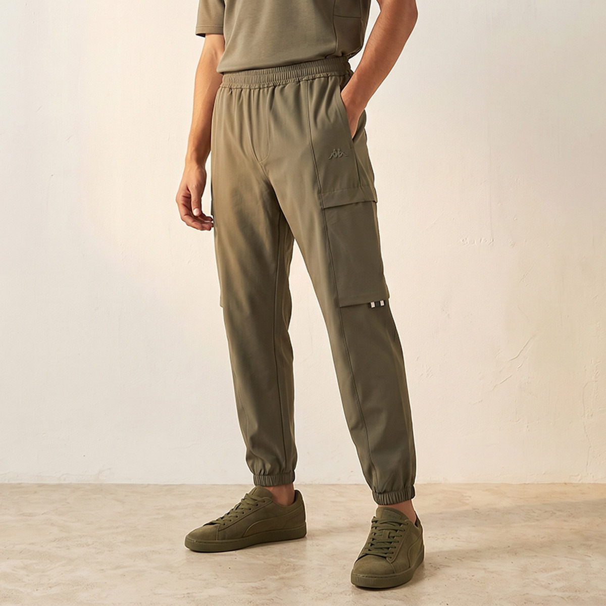 Kappa 2 Way Stretch Cargo Joggers-men-clothing-sportswearandactivewear-bottoms-joggers-image-1