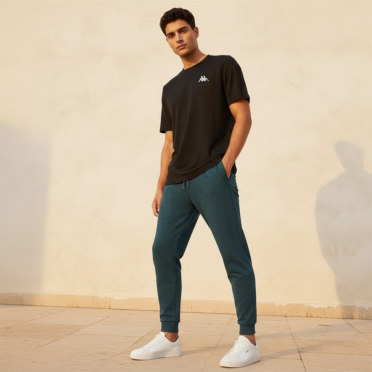 تيشيرت رياضي مطاطي بملمس بارز من كابا-men-clothing-sportswearandactivewear-tshirtsandpolos-image-6