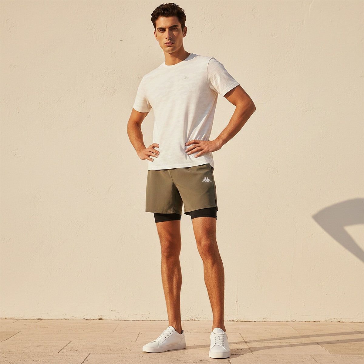 Kappa 2-Way Stretch Shorts with Inner Liner-men-clothing-bottoms-shorts-image-3