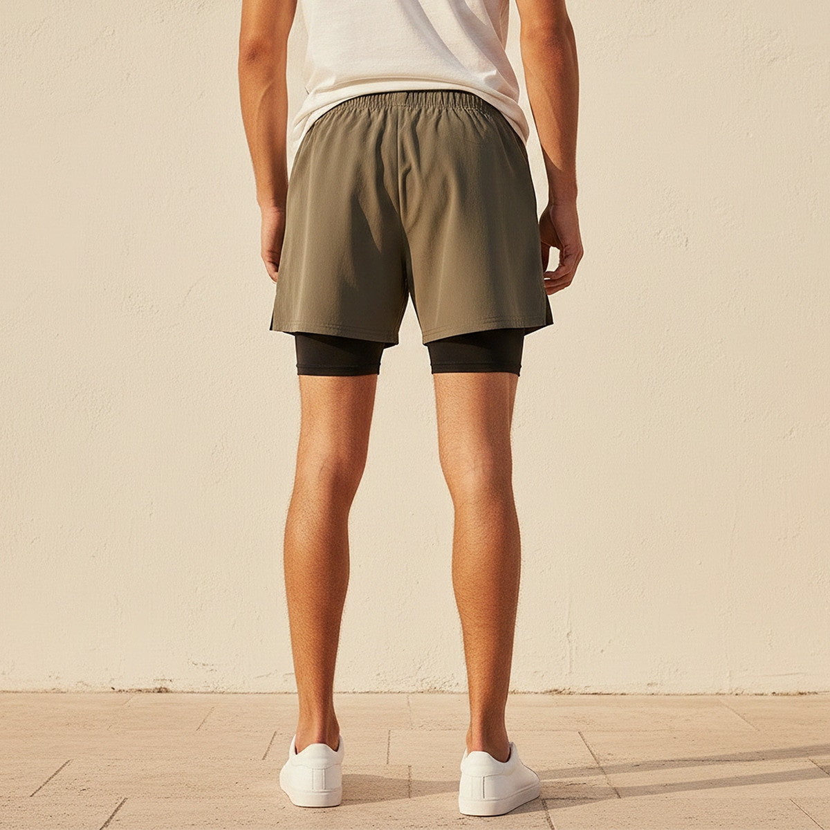 Kappa 2-Way Stretch Shorts with Inner Liner-men-clothing-bottoms-shorts-image-4