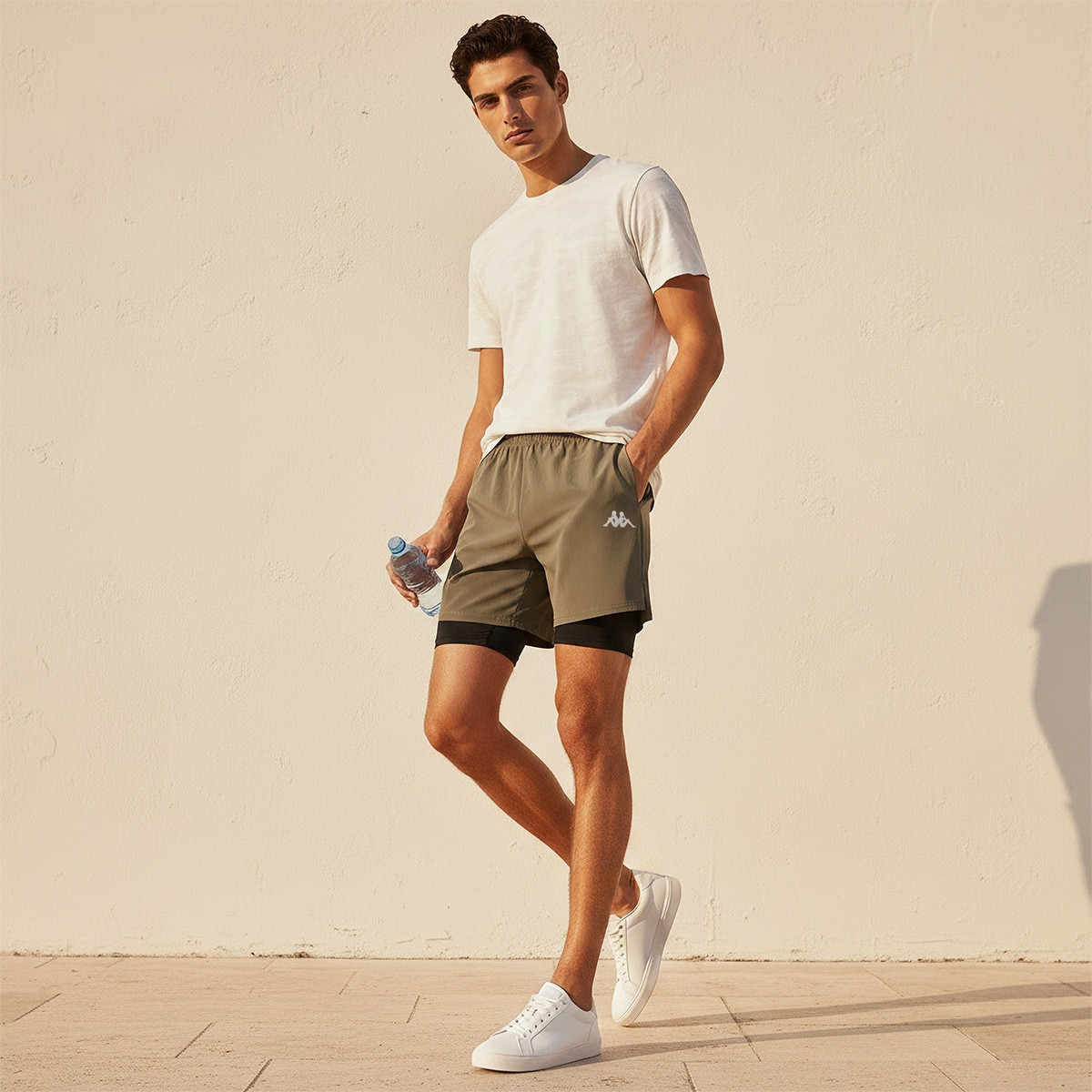 Kappa 2-Way Stretch Shorts with Inner Liner-men-clothing-bottoms-shorts-image-5