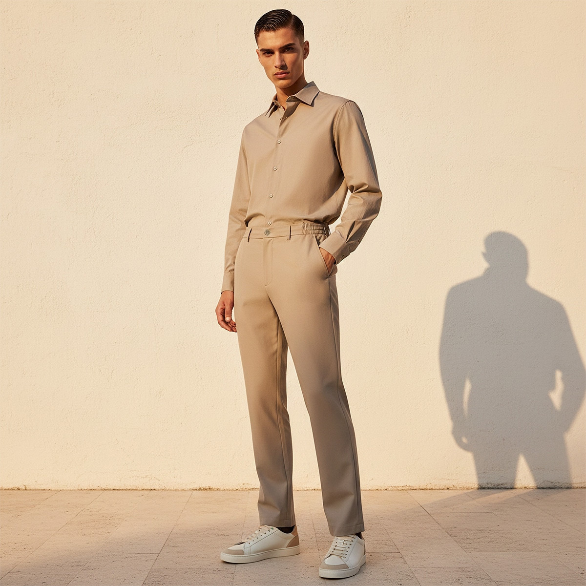 بنطلون ناعم الملمس بطبعات لوف بانجولين-men-clothing-bottoms-trousersandchinos-trousers-image-3