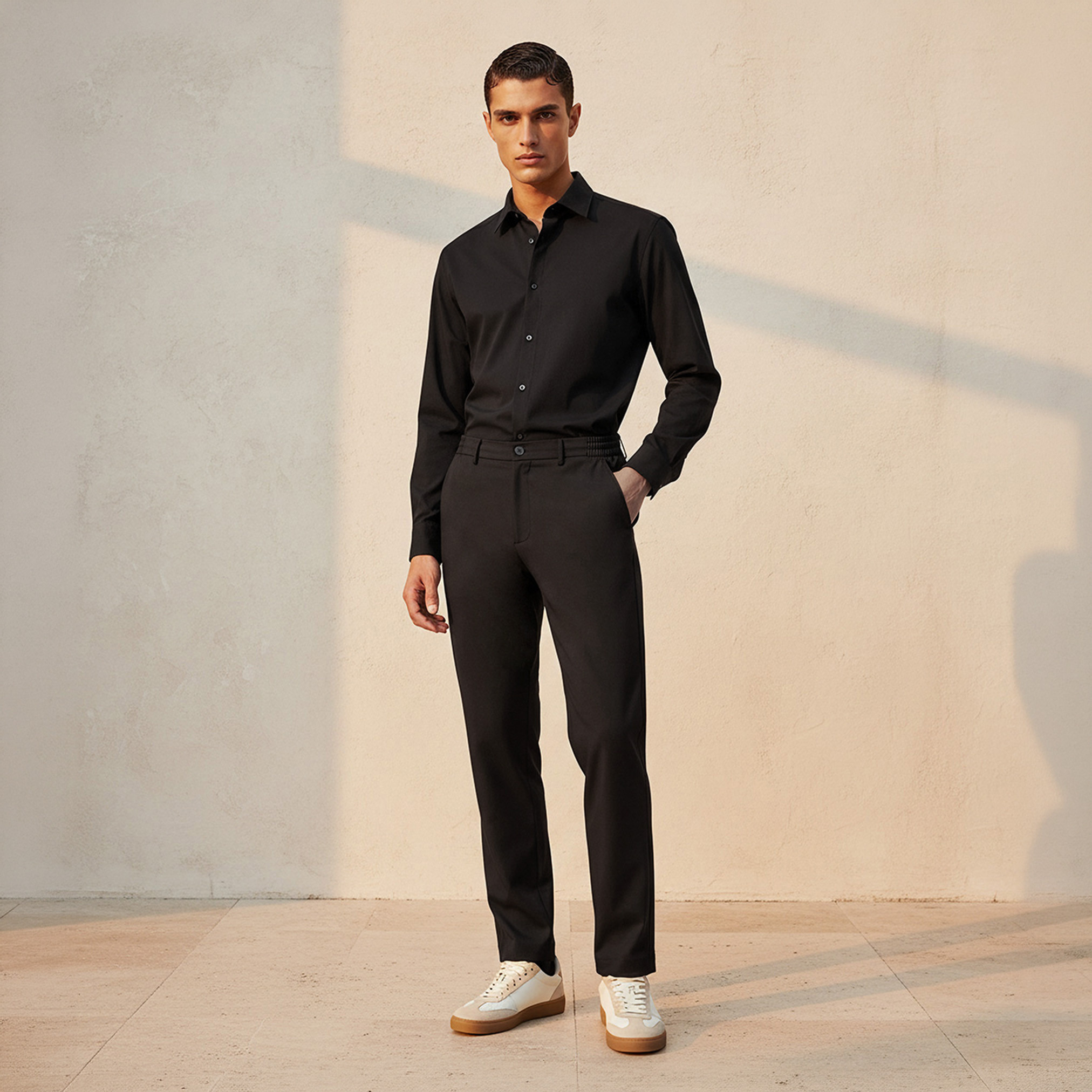 بنطلون ناعم الملمس بطبعات لوف بانجولين-men-clothing-bottoms-trousersandchinos-trousers-image-3