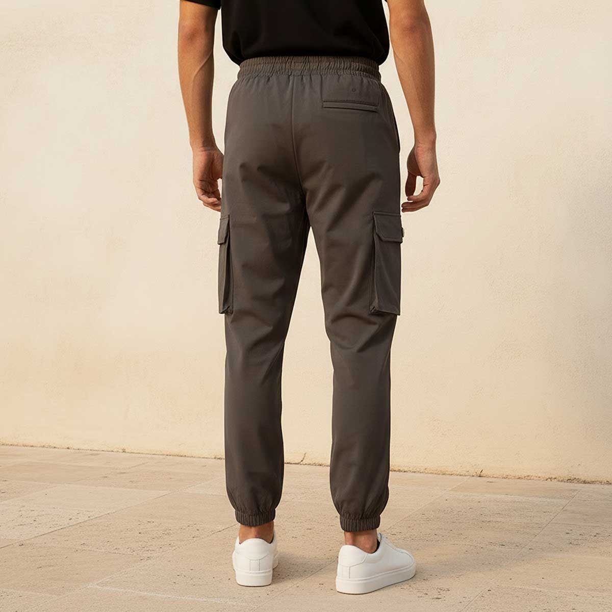 Love Pangolin Drawstring Waist Cargo Joggers-men-clothing-sportswearandactivewear-bottoms-joggers-image-4