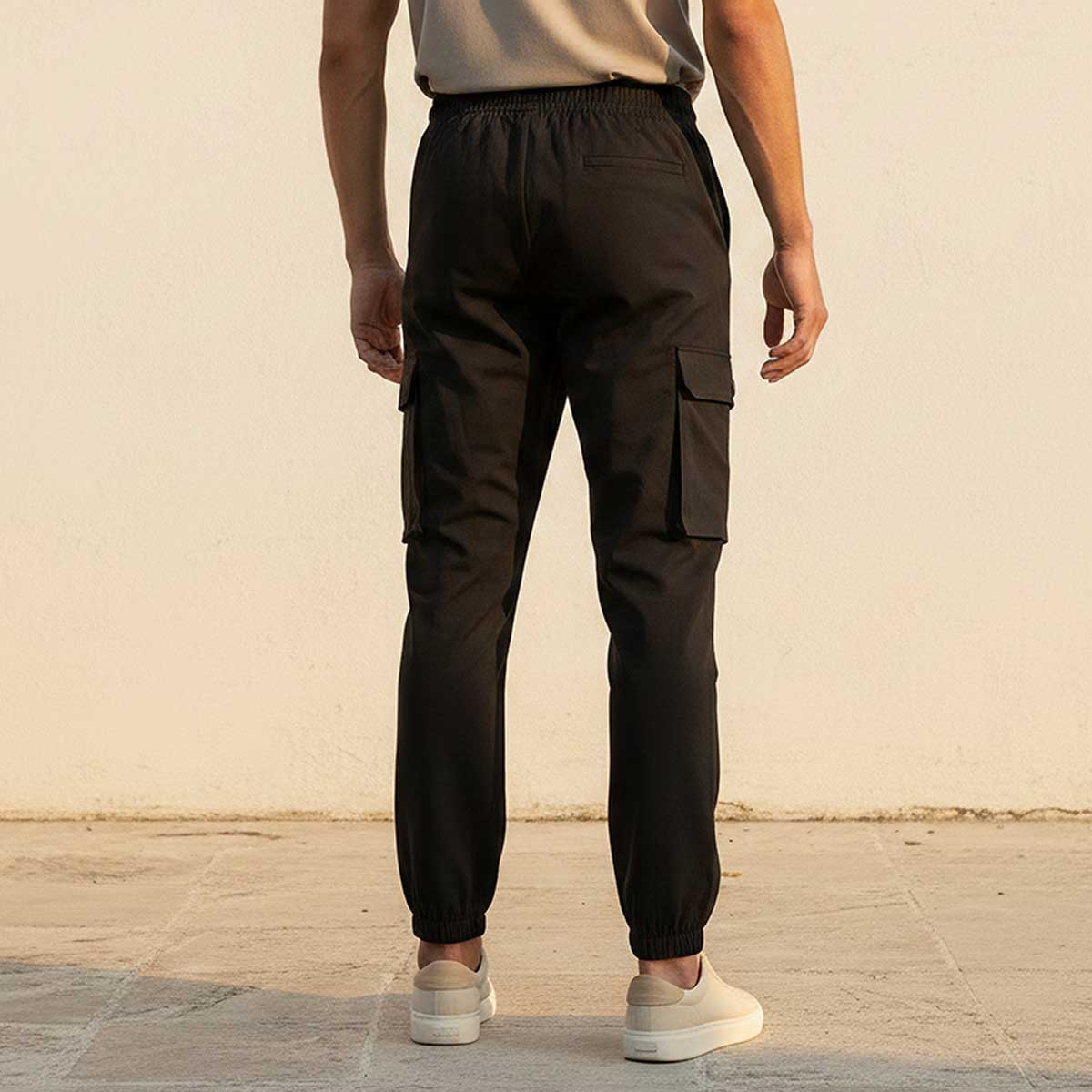 Love Pangolin Drawstring Waist Cargo Joggers-men-clothing-sportswearandactivewear-bottoms-joggers-image-4