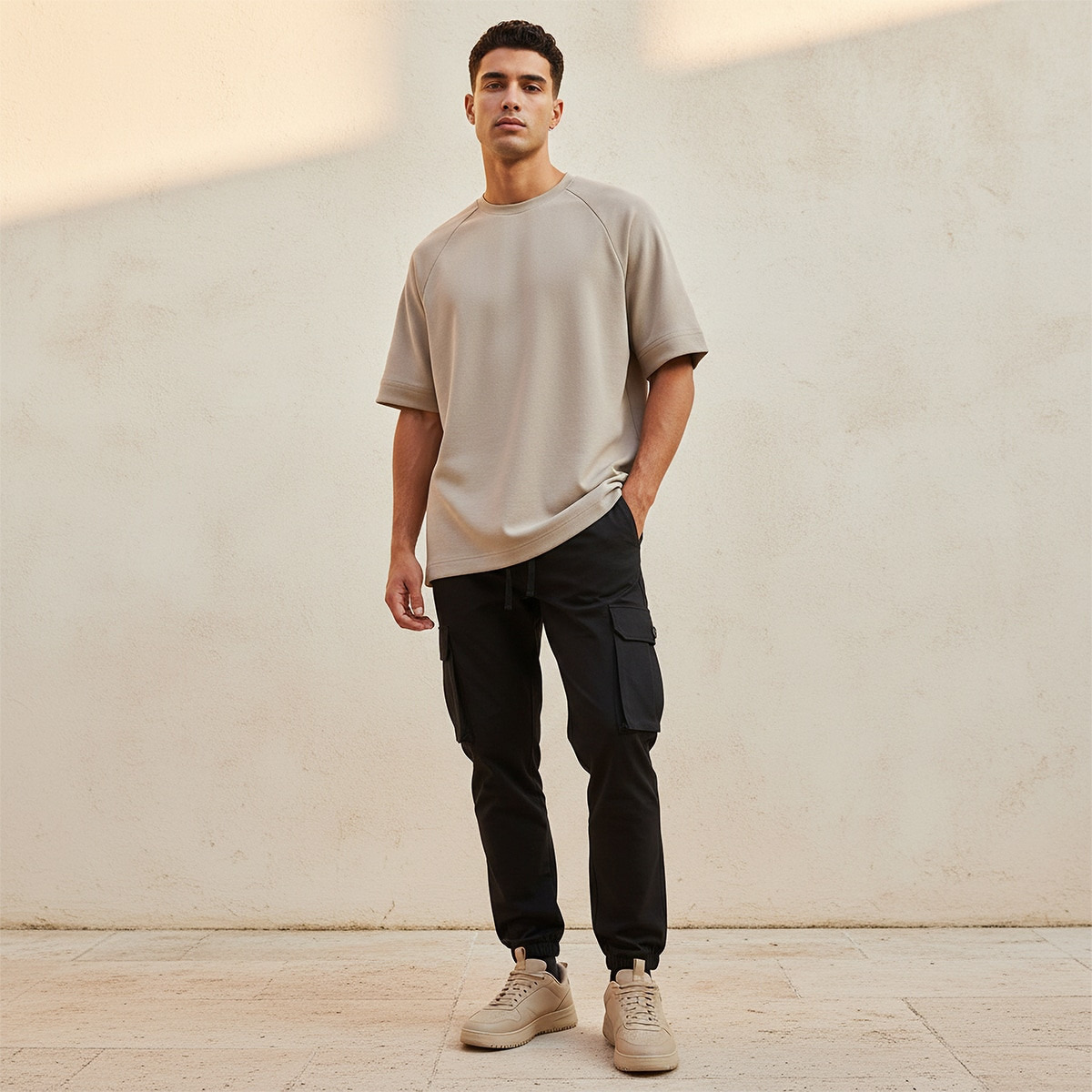 تيشيرت قابل للتمدد في 4 اتجاهات من لاف بانجولين-men-clothing-sportswearandactivewear-tshirtsandpolos-image-3