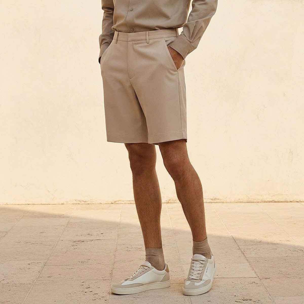 شورت بملمس ناعم من لوف بانجولين-sports-men-clothing-bottoms-image-1
