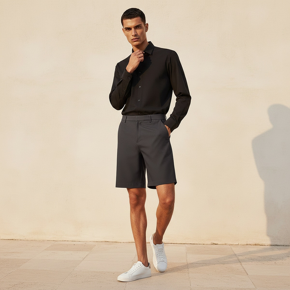 شورت بملمس ناعم من لوف بانجولين-sports-men-clothing-bottoms-image-3