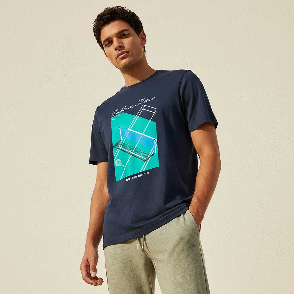 Kappa Logo Print T-shirt-men-clothing-sportswearandactivewear-tshirtsandpolos-image-1