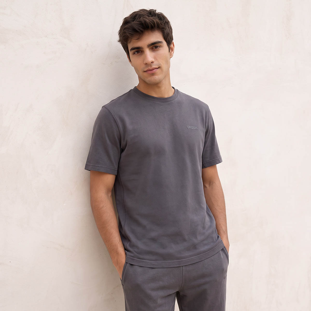 Kappa Textured T-shirt-men-clothing-sportswearandactivewear-tshirtsandpolos-image-1