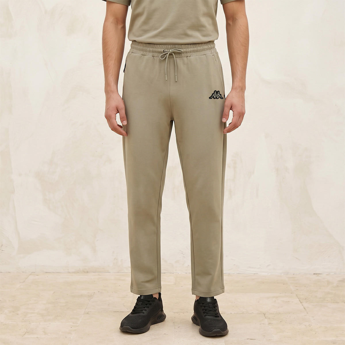 Kappa Drawstring Waist Track Pants-men-clothing-sportswearandactivewear-bottoms-joggers-image-1