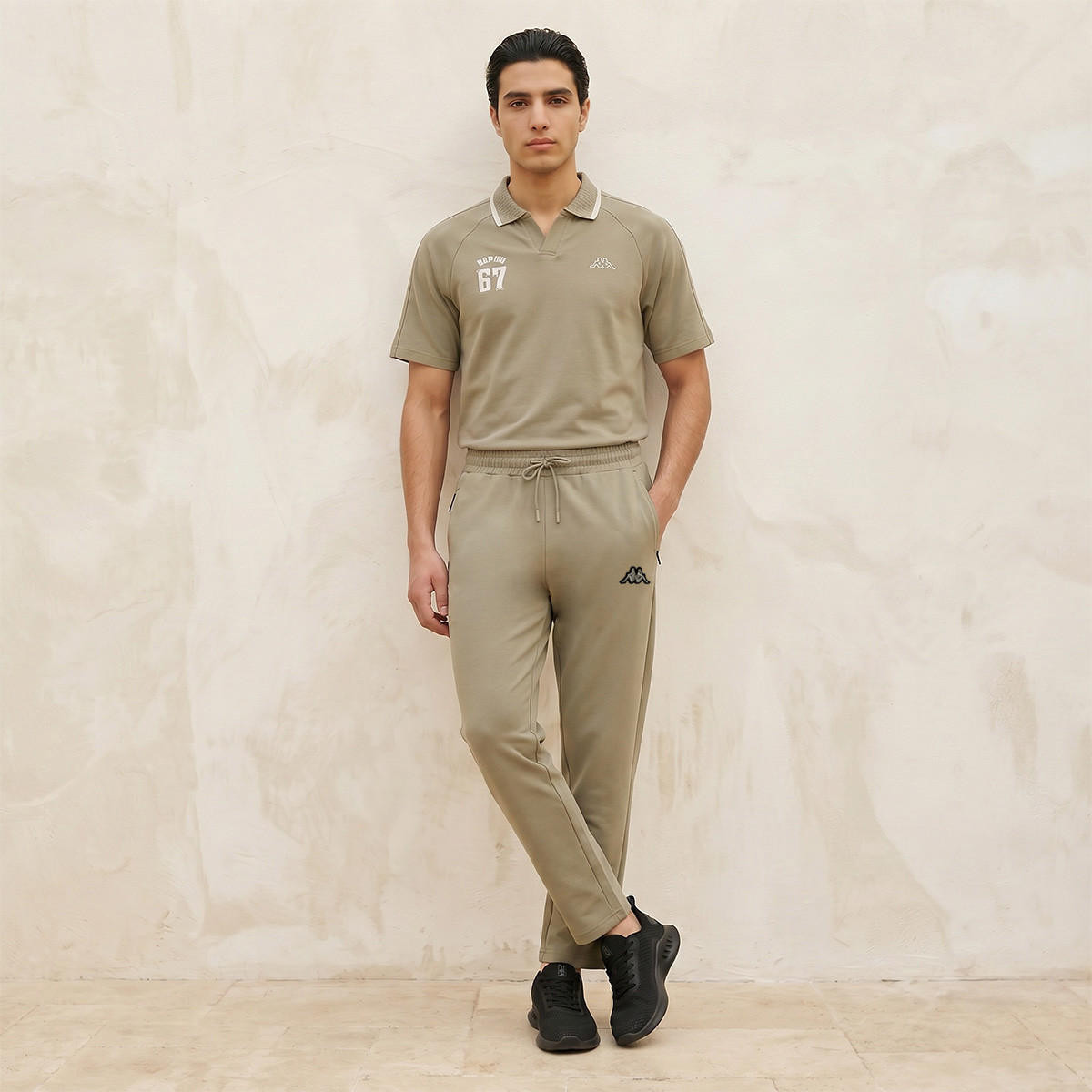 Kappa Drawstring Waist Track Pants-men-clothing-sportswearandactivewear-bottoms-joggers-image-2