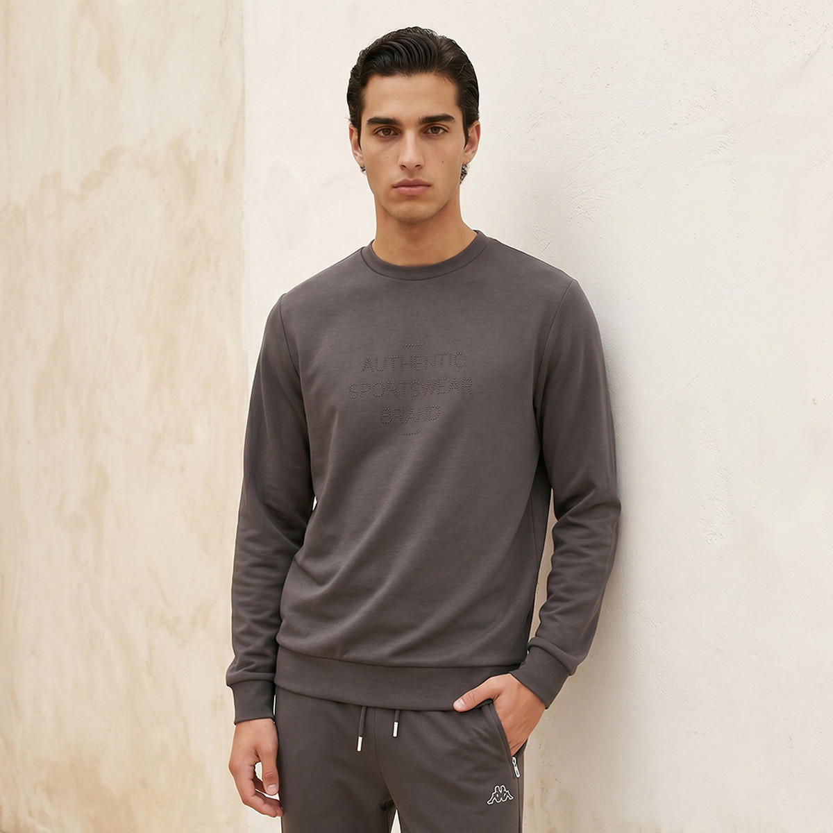 Kappa Embroidered Sweatshirt-men-winterwear-hoodiesandsweatshirts-image-1
