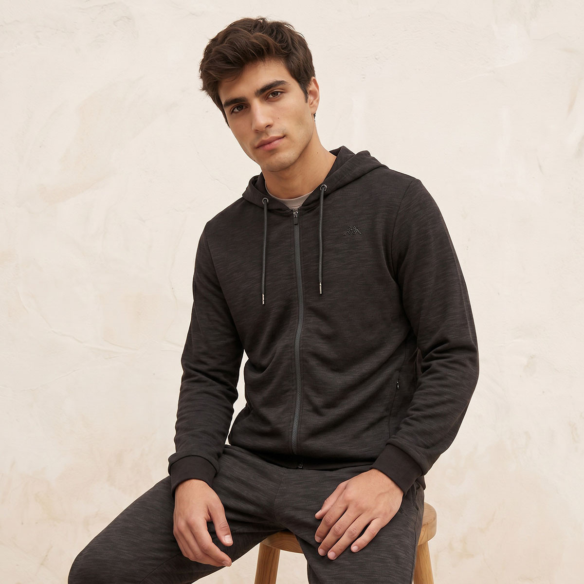 هودي غير قابل للتمدد من كابا-men-winterwear-hoodiesandsweatshirts-image-1