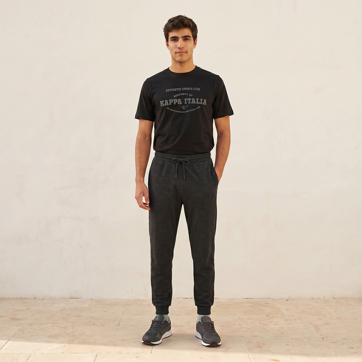 بنطلون رياضي غير قابل للتمدد من كابا-men-clothing-sportswearandactivewear-bottoms-joggers-image-5