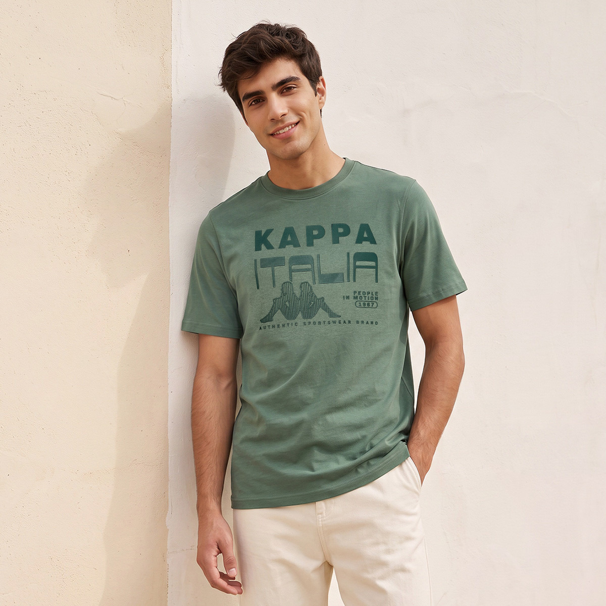 Kappa Printed Non-Stretchable T-shirt-men-clothing-sportswearandactivewear-tshirtsandpolos-image-1