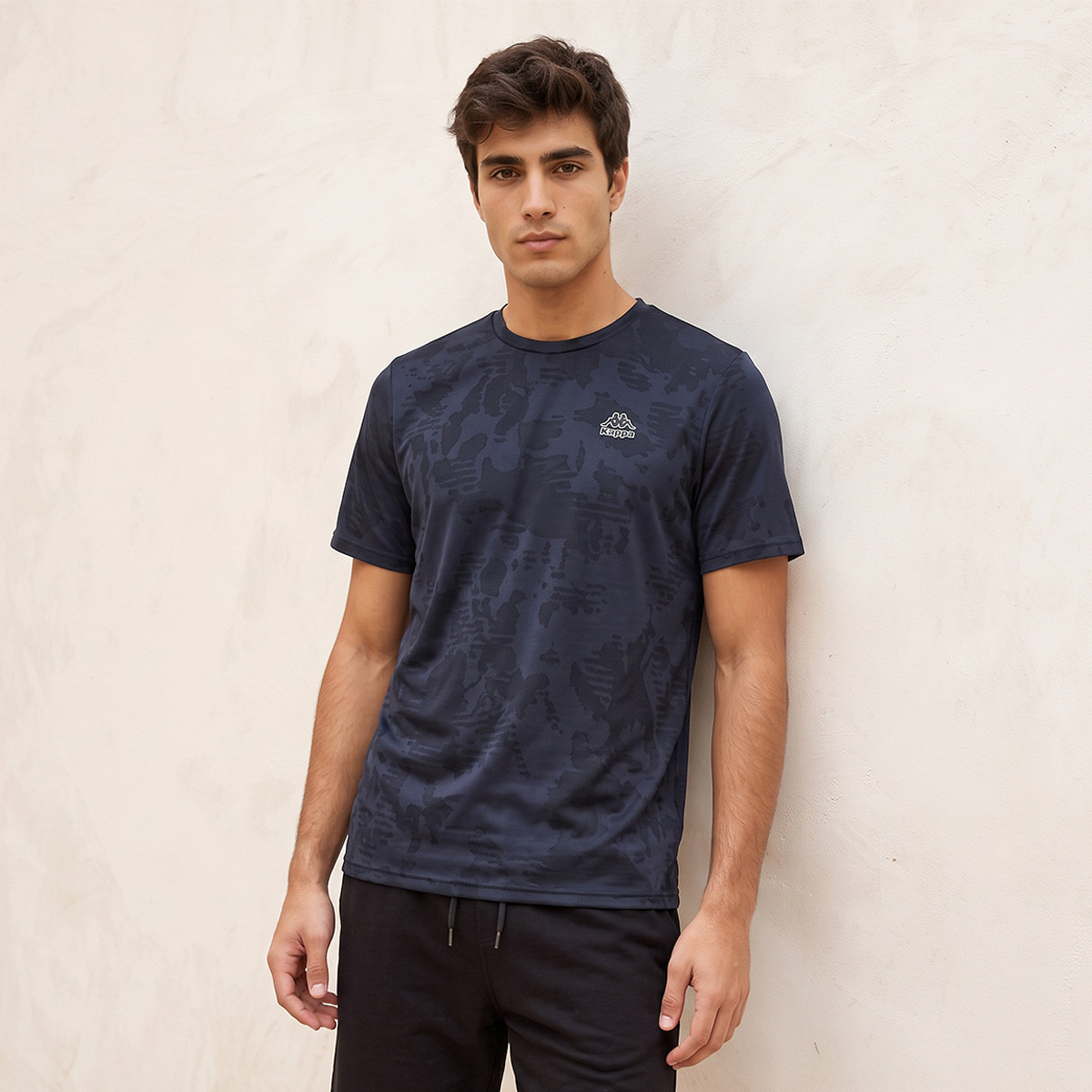 Kappa Textured Regular Fit T-shirt-men-clothing-sportswearandactivewear-tshirtsandpolos-image-1