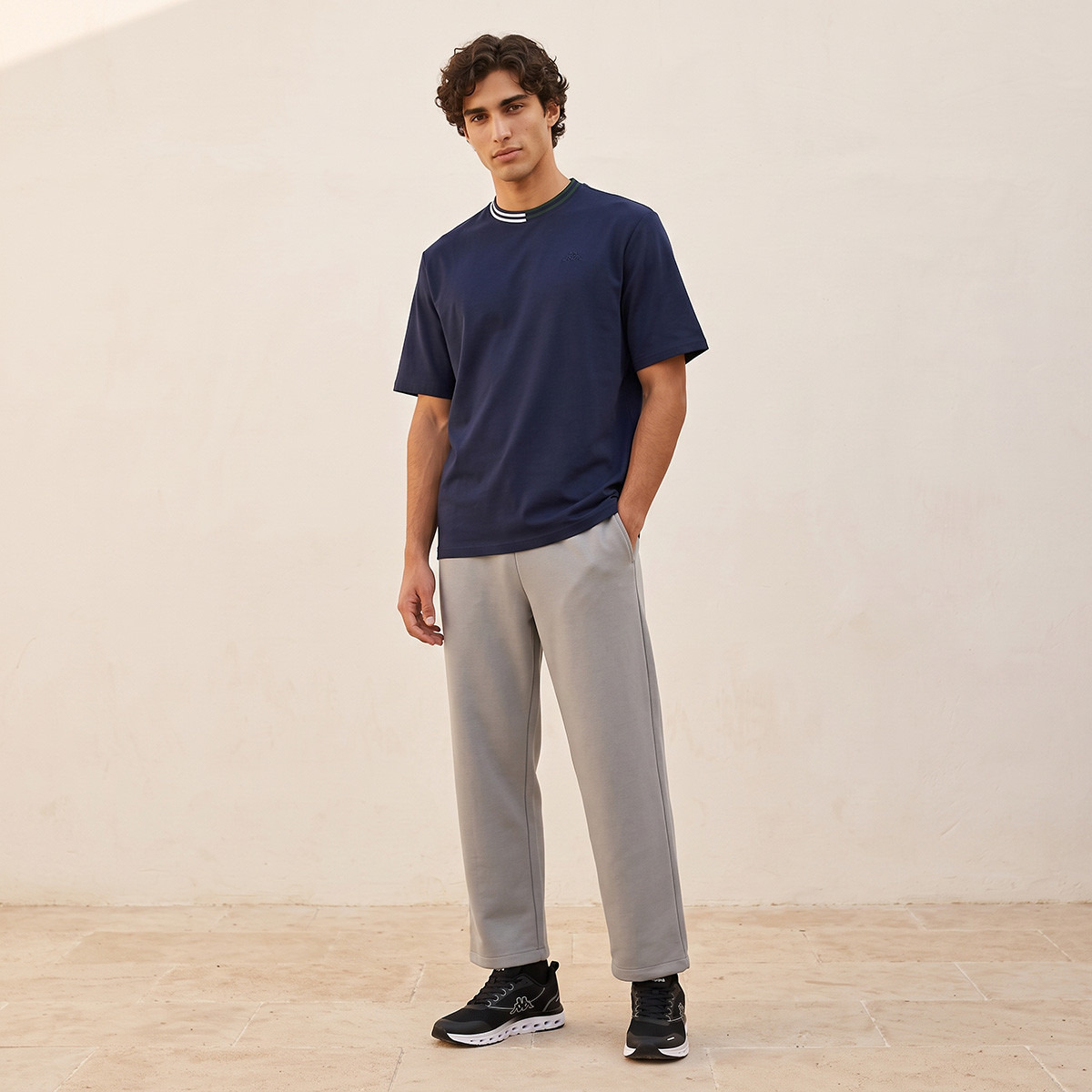 Kappa Tipping Detail T-shirt-men-clothing-sportswearandactivewear-tshirtsandpolos-image-2