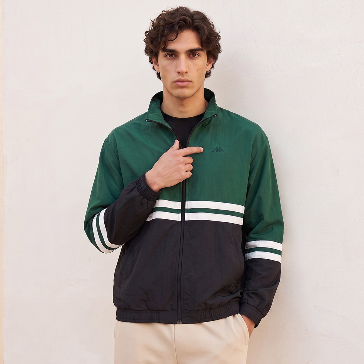 Kappa Colourblock High Neck Jacket-men-clothing-jacketsandblazers-jackets-image-1