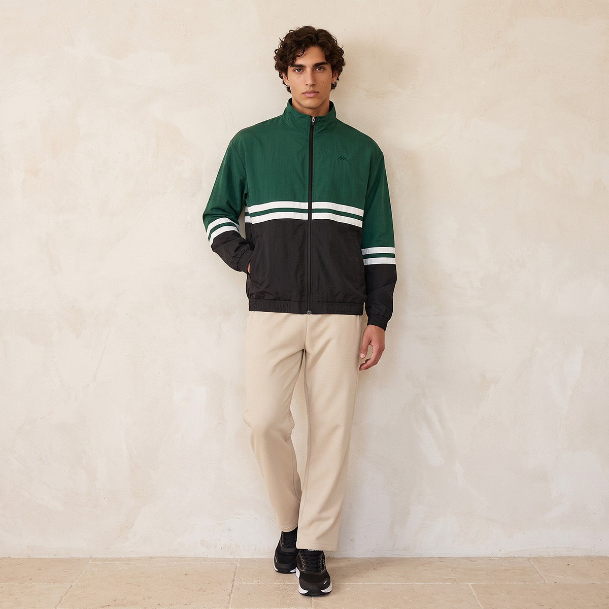 Kappa Colourblock High Neck Jacket-men-clothing-jacketsandblazers-jackets-image-2