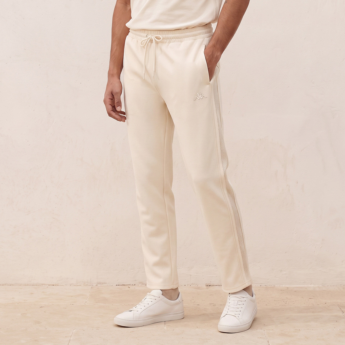 Kappa 2-Way Stretch Tape Detail Joggers-men-clothing-sportswearandactivewear-bottoms-joggers-image-1