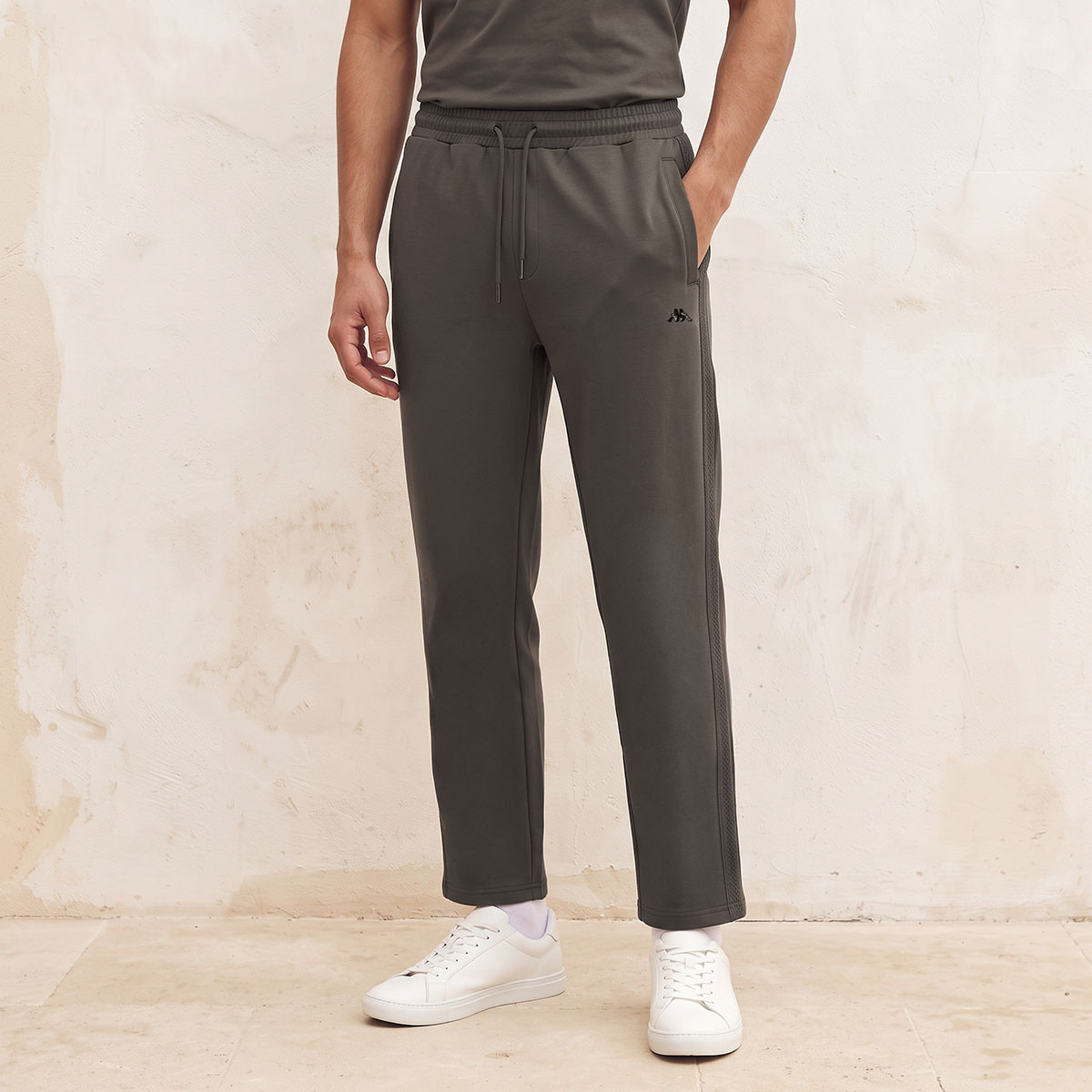 Kappa 2-Way Stretch Tape Detail Joggers-men-clothing-sportswearandactivewear-bottoms-joggers-image-1