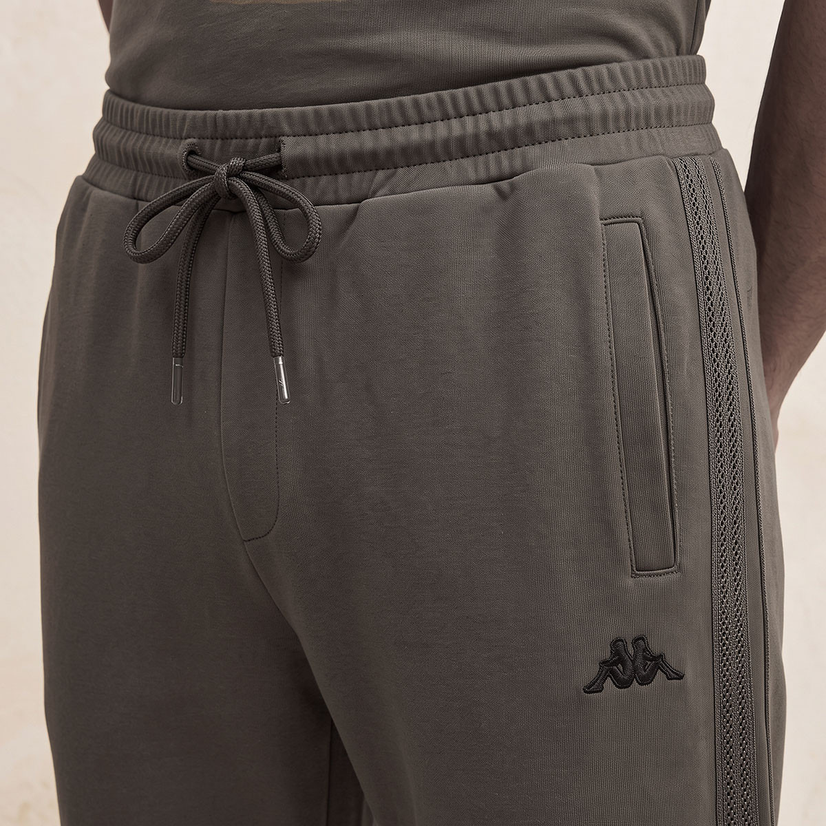 Kappa 2-Way Stretch Tape Detail Joggers-men-clothing-sportswearandactivewear-bottoms-joggers-image-4