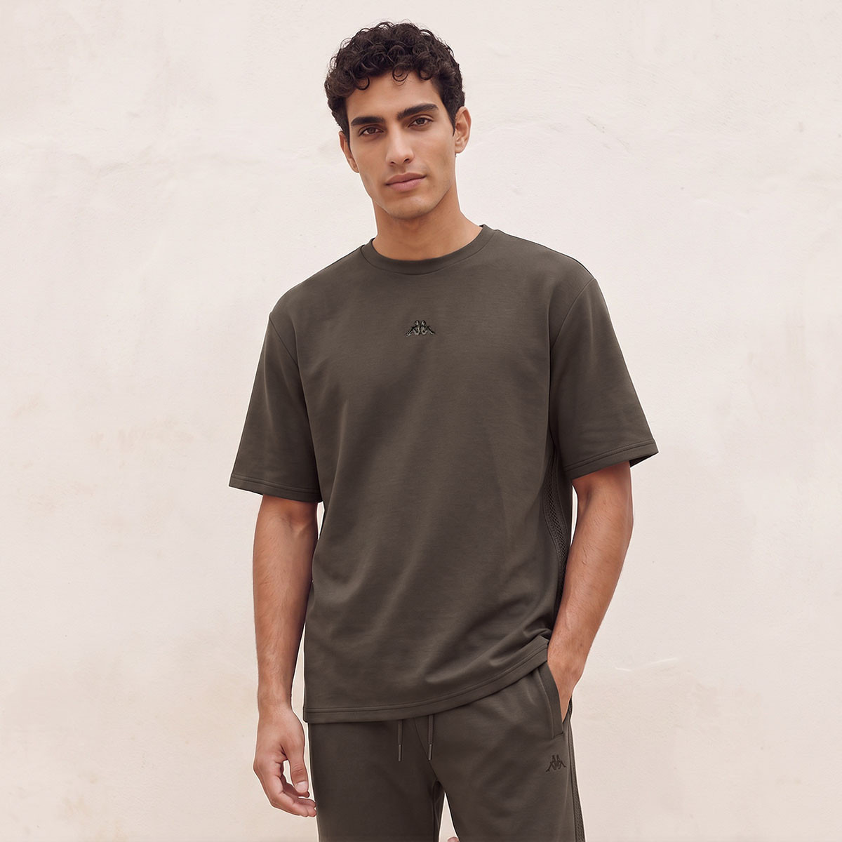 Kappa 2-Way Stretch Logo T-shirt-men-clothing-sportswearandactivewear-tshirtsandpolos-image-1