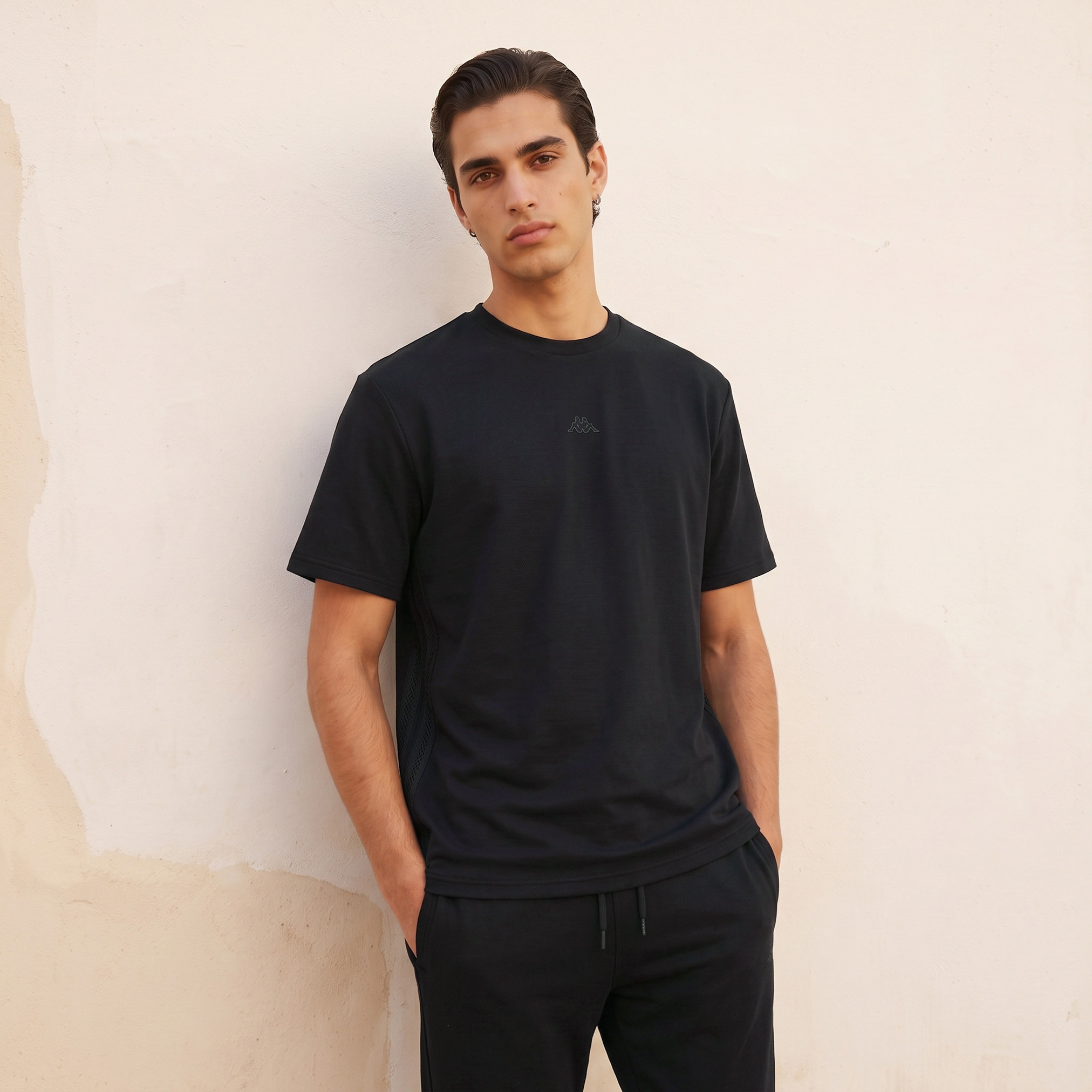 Kappa 2-Way Stretch Logo T-shirt-men-clothing-sportswearandactivewear-tshirtsandpolos-image-1