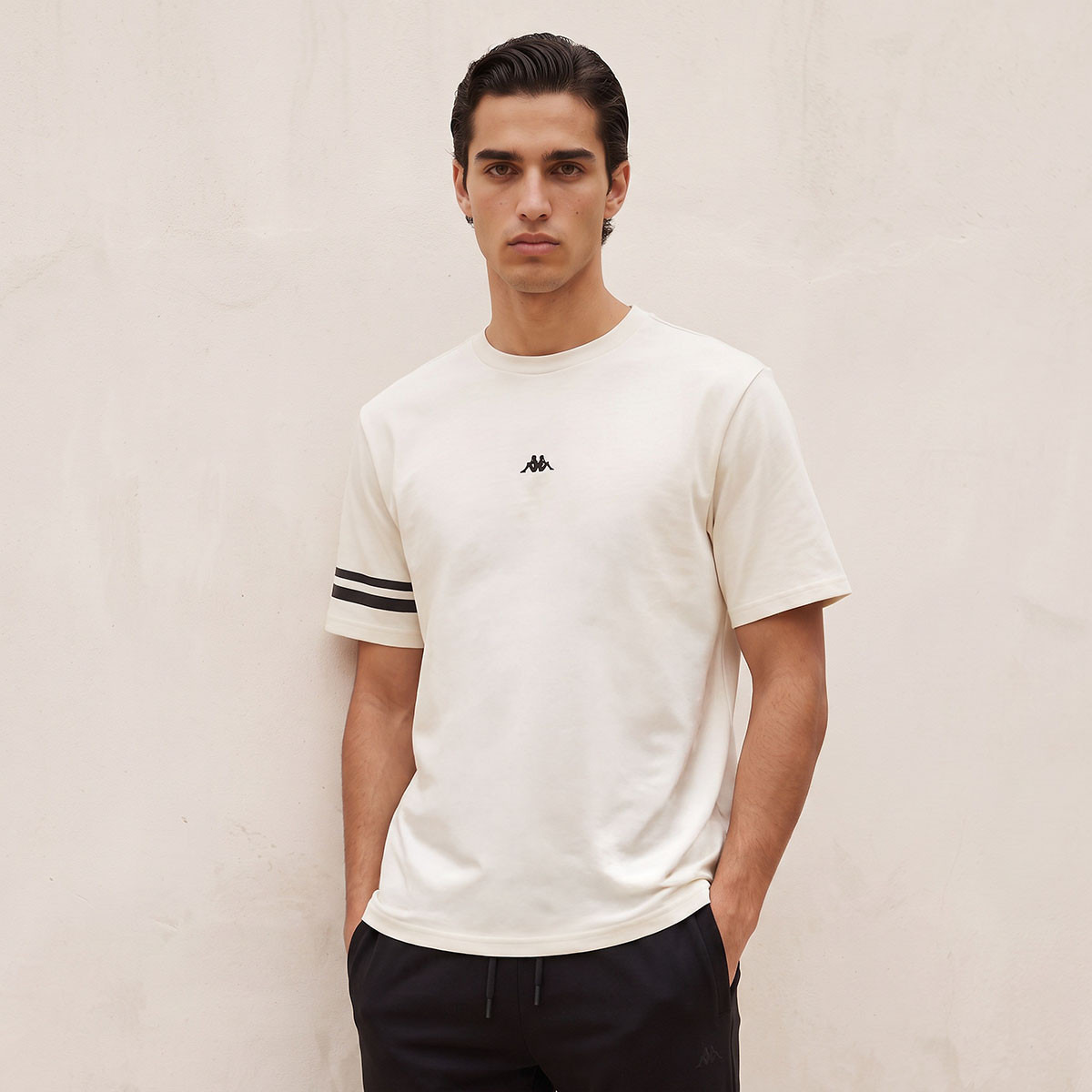 Kappa 2-Way Stretch Cut and Sew T-shirt-men-clothing-sportswearandactivewear-tshirtsandpolos-image-1