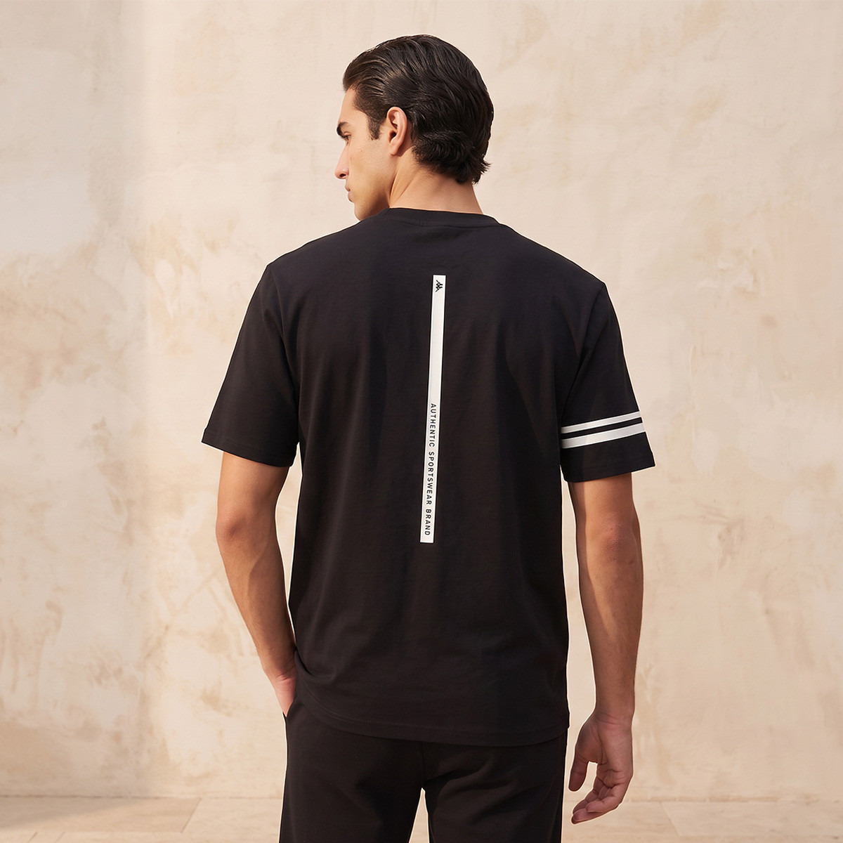 Kappa 2-Way Stretch Cut and Sew T-shirt-men-clothing-sportswearandactivewear-tshirtsandpolos-image-3