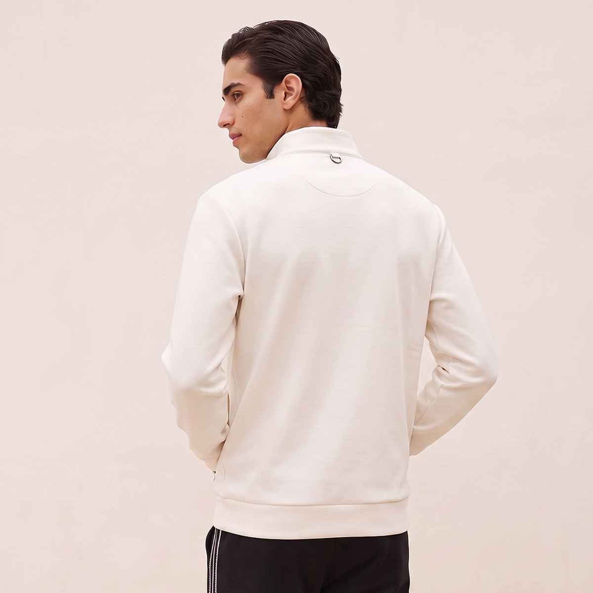 Kappa 2-Way Stretch Half Zip Sweatshirt-men-winterwear-hoodiesandsweatshirts-image-3