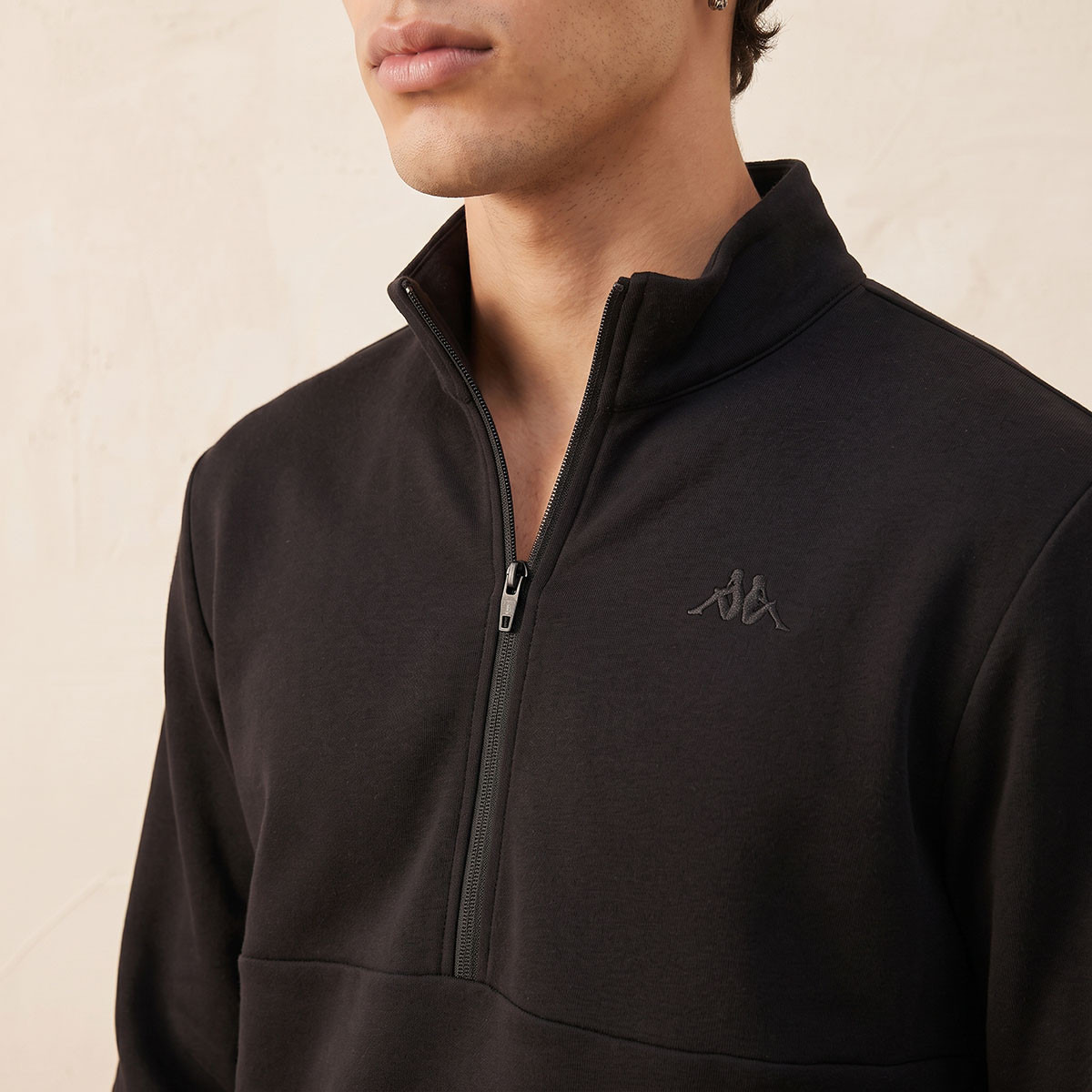 Kappa 2-Way Stretch Half Zip Sweatshirt-men-winterwear-hoodiesandsweatshirts-image-4