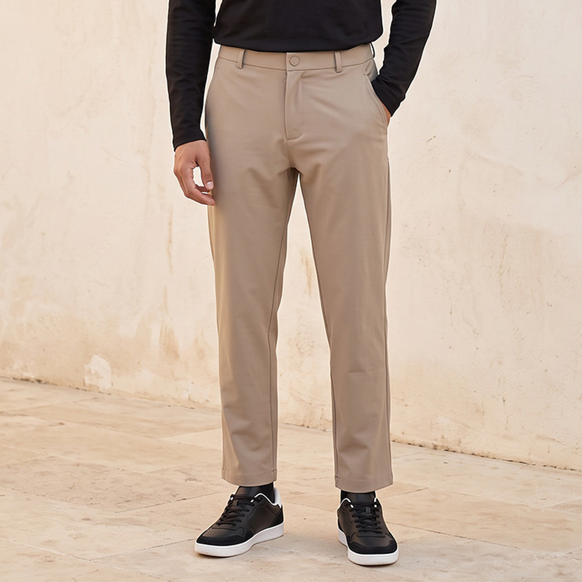 بنطلون ناعم الملمس من لوڤ بانجولين-men-clothing-bottoms-trousersandchinos-trousers-image-1