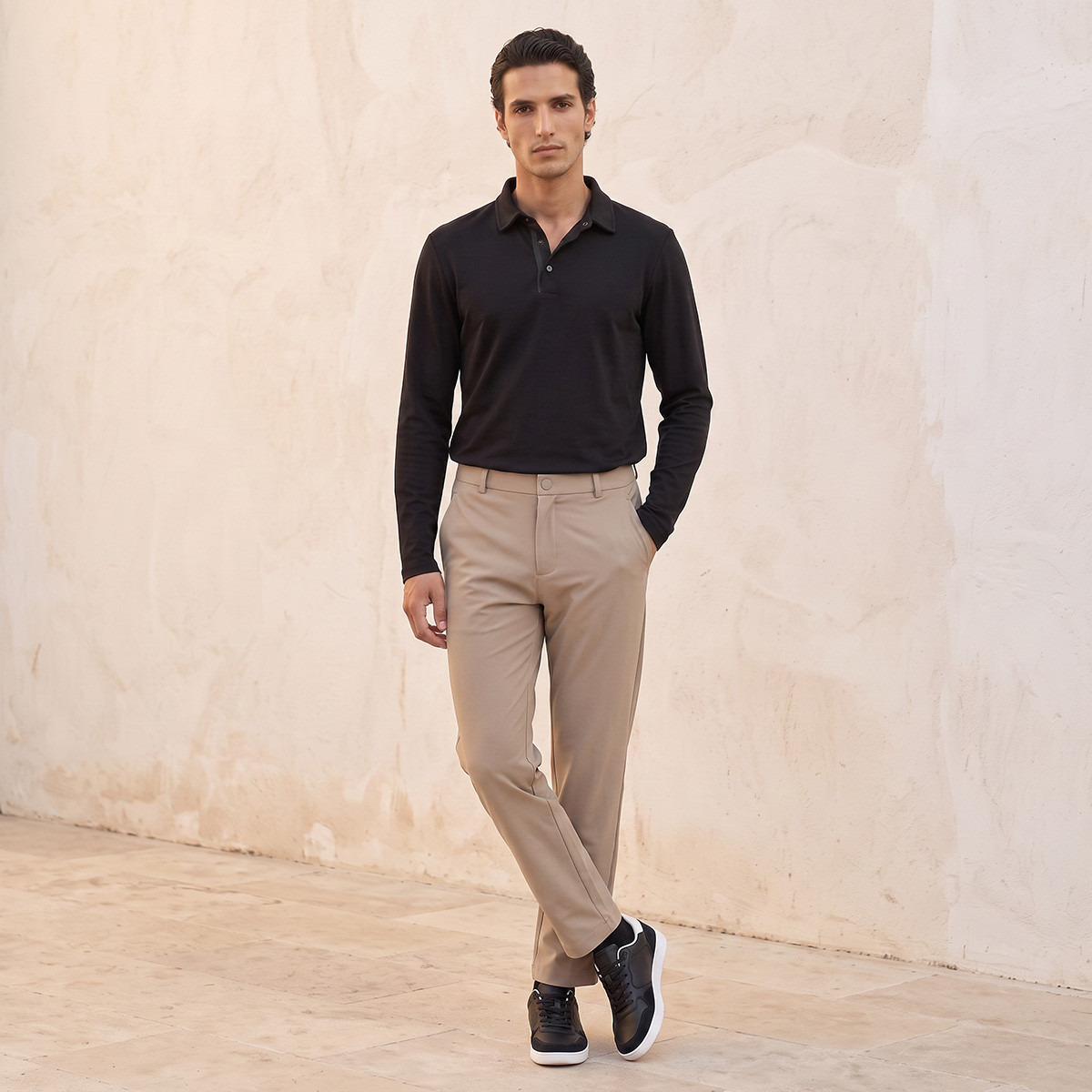 بنطلون ناعم الملمس من لوڤ بانجولين-men-clothing-bottoms-trousersandchinos-trousers-image-2